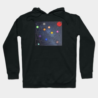 ABSTRACT SOLAR SYSTEM FROM THE UNIVERSE Hoodie